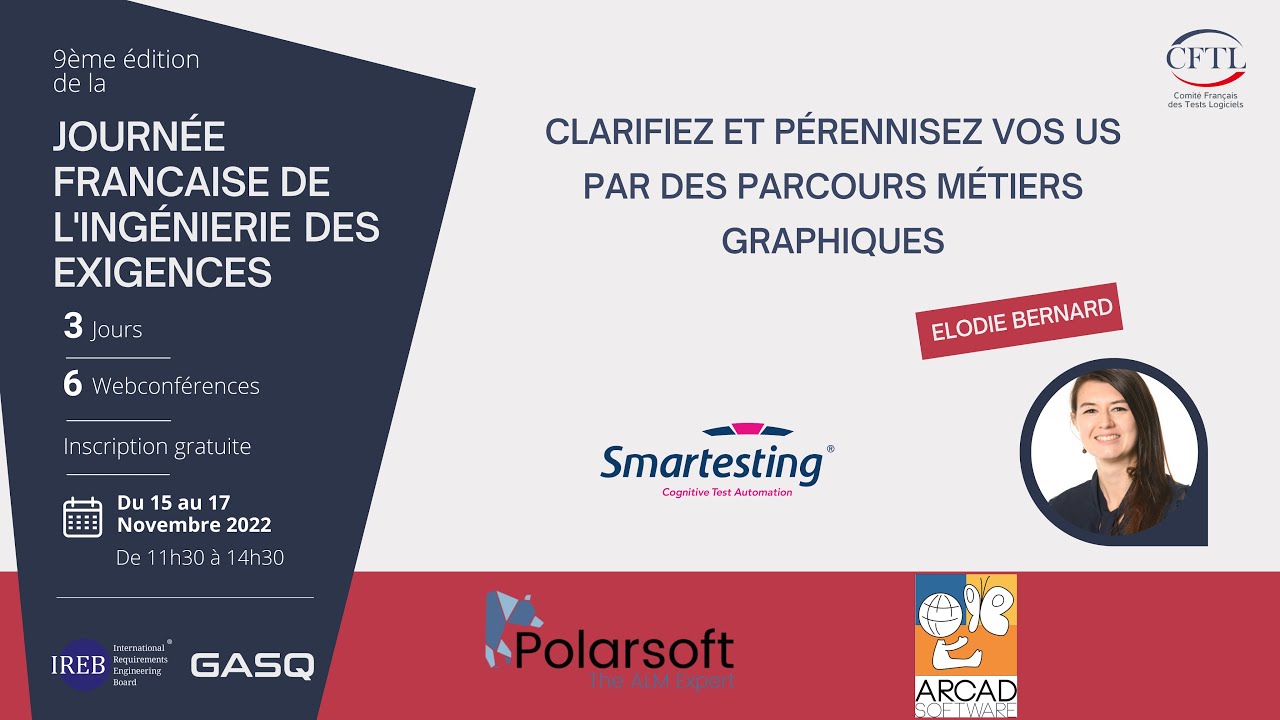 JFIE 2022 - Pérennisez vos US - Smartesting