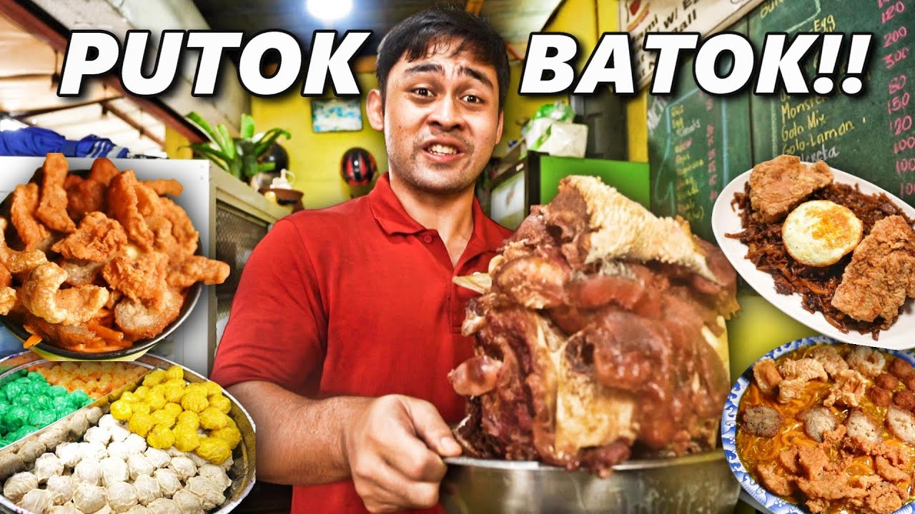 PUTOK BATOK Batangas Street Food Tour! Lomi, Chami at Mami ULO ng BAKA!