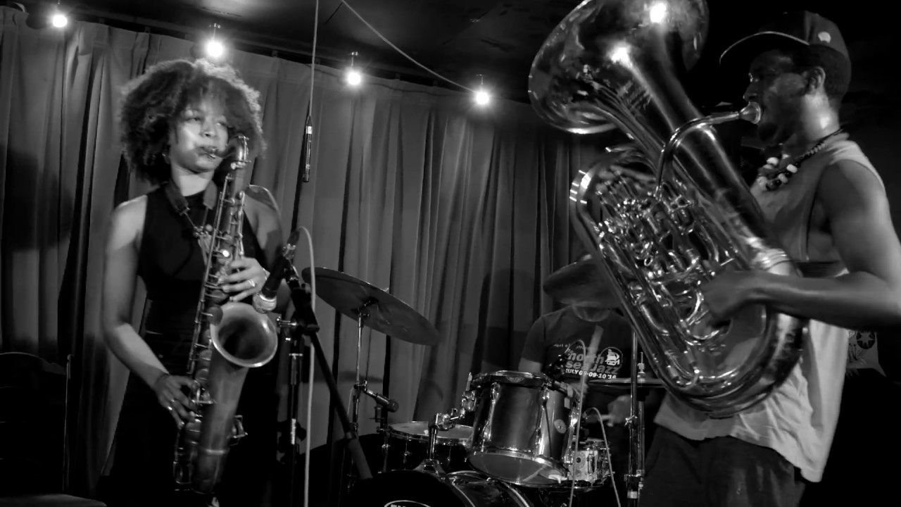Theon Cross Trio - 'Radiation - live' at the Mau Mau Bar, London 27.04.2017