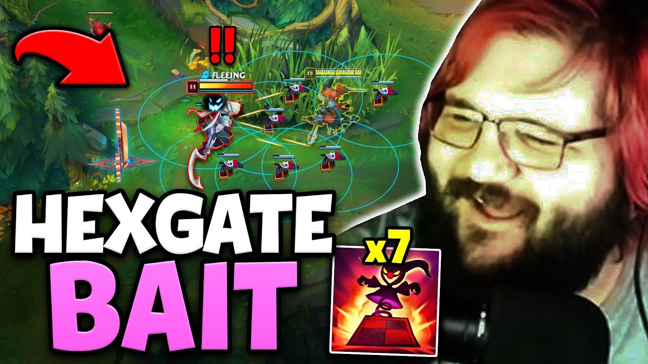 PINK WARD PULLS OFF THE MOST GENIUS SHACO BAIT EVER!! (THE HEXGATE BAIT)