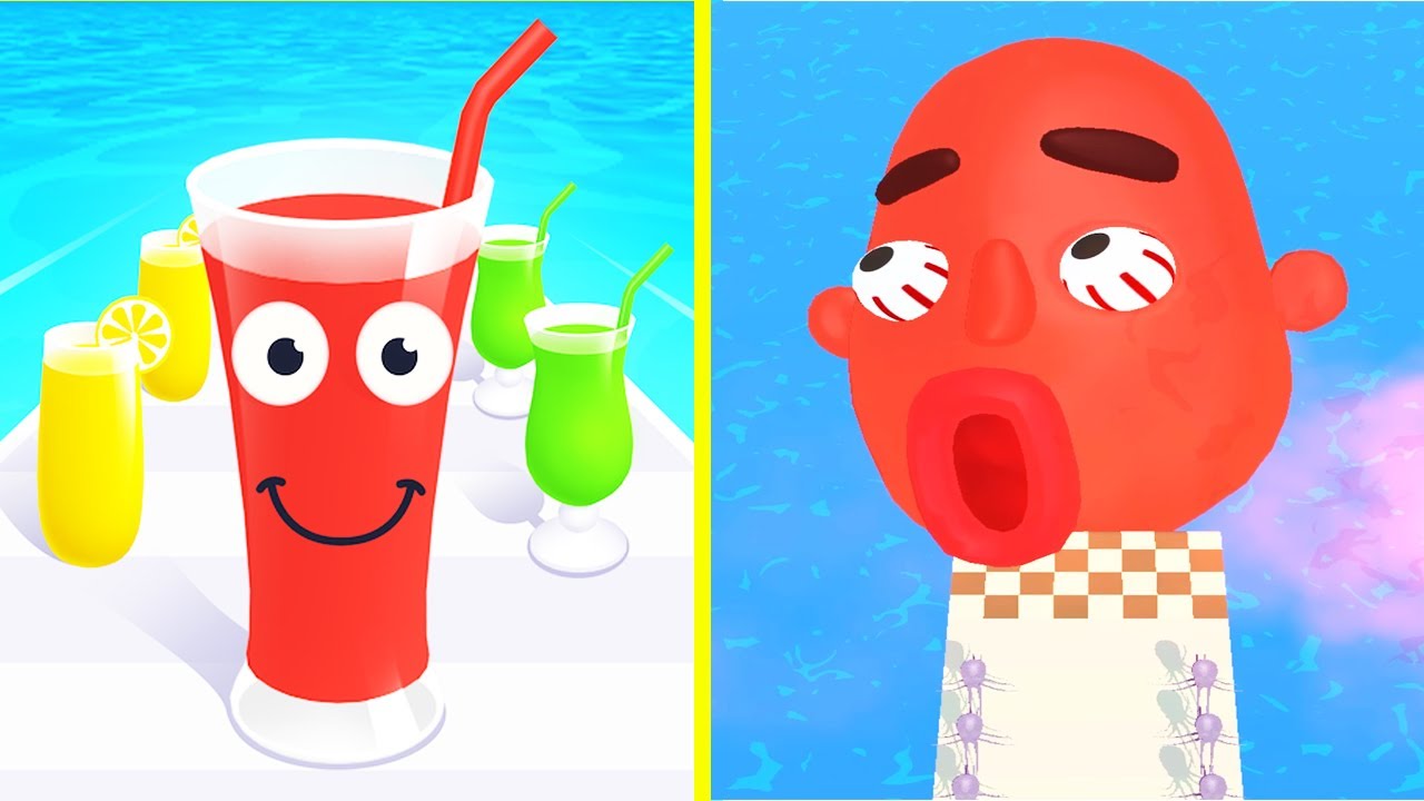 Sandwich Runner 🥪🆚🍹Juice Run All Level Complete Dual Game İOS Mobile Gameplay..!!