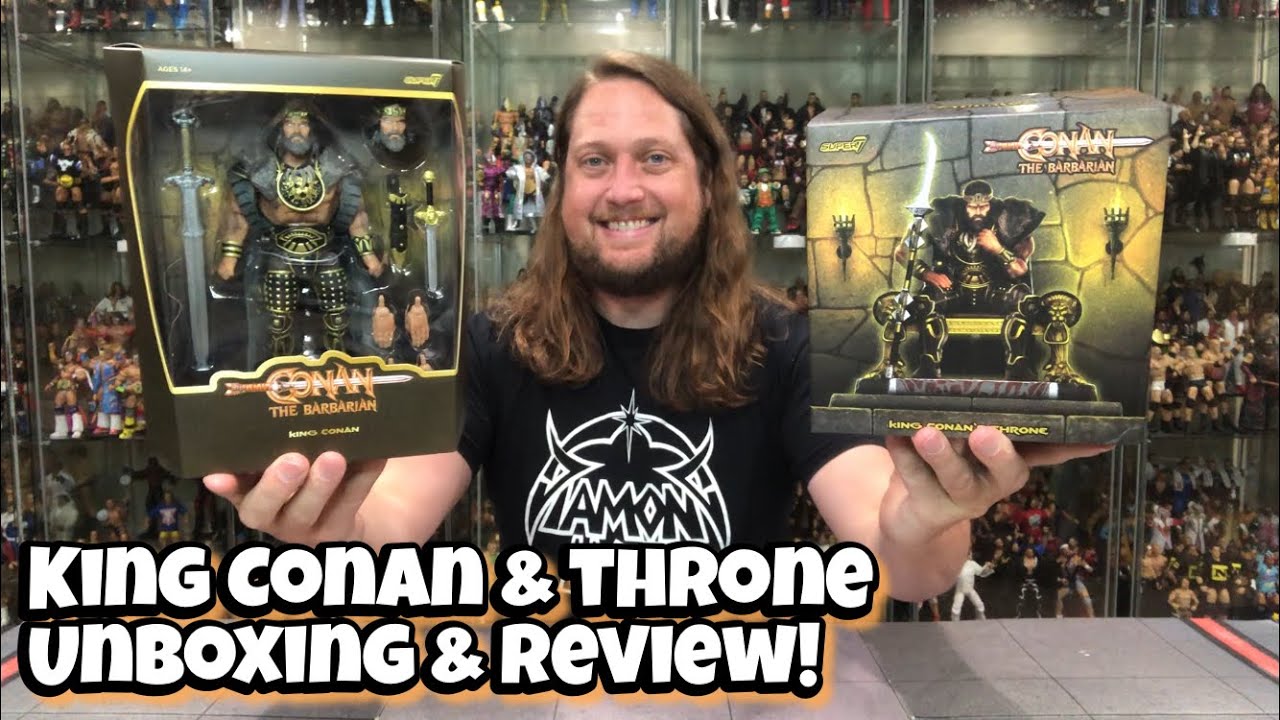 King Conan & Throne Super 7 Ultimate Unboxing & Review!