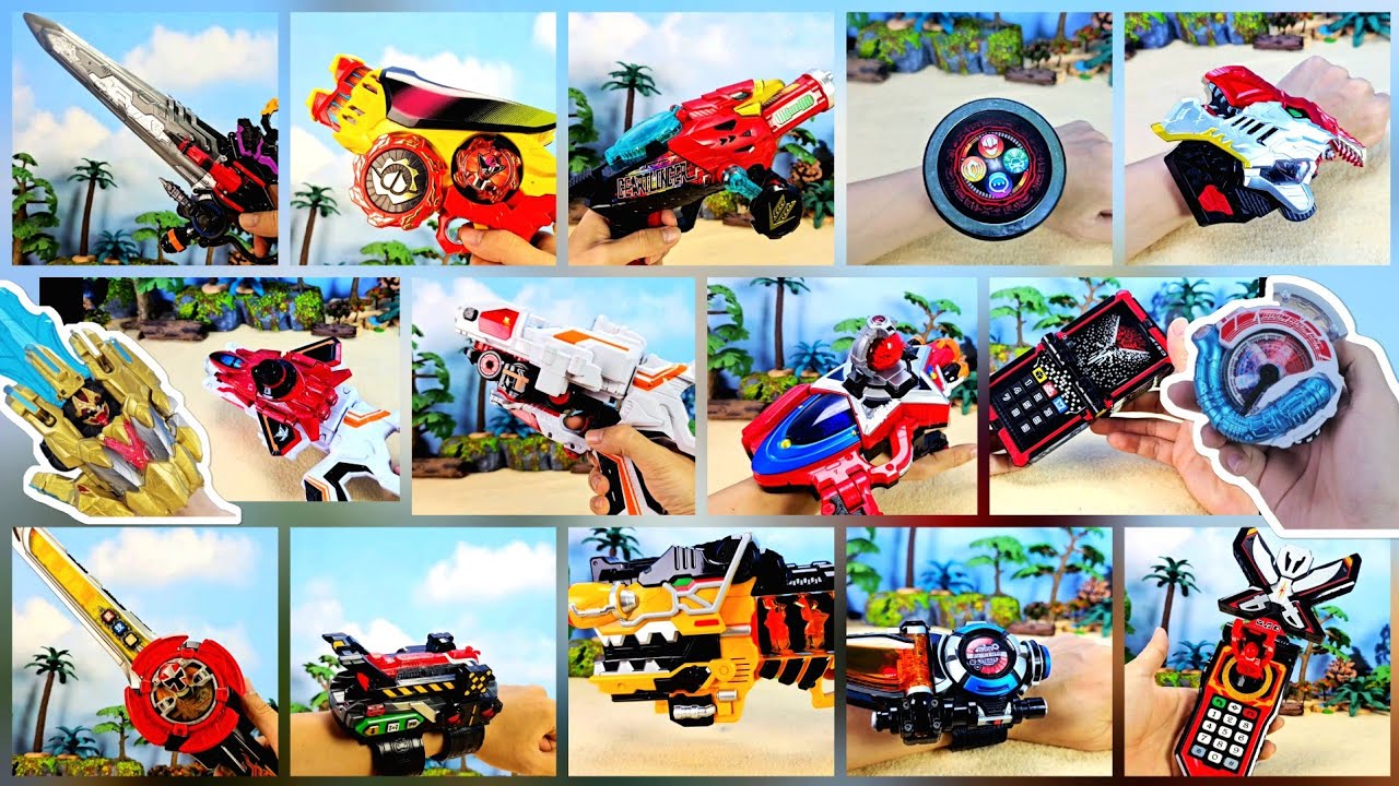 スーパー戦隊！【変身アイテムズの進化! ゴーカイジャーからゴジュウジャー! Super Sentai Henshin Items 2011 - 2025 Gozyuger!