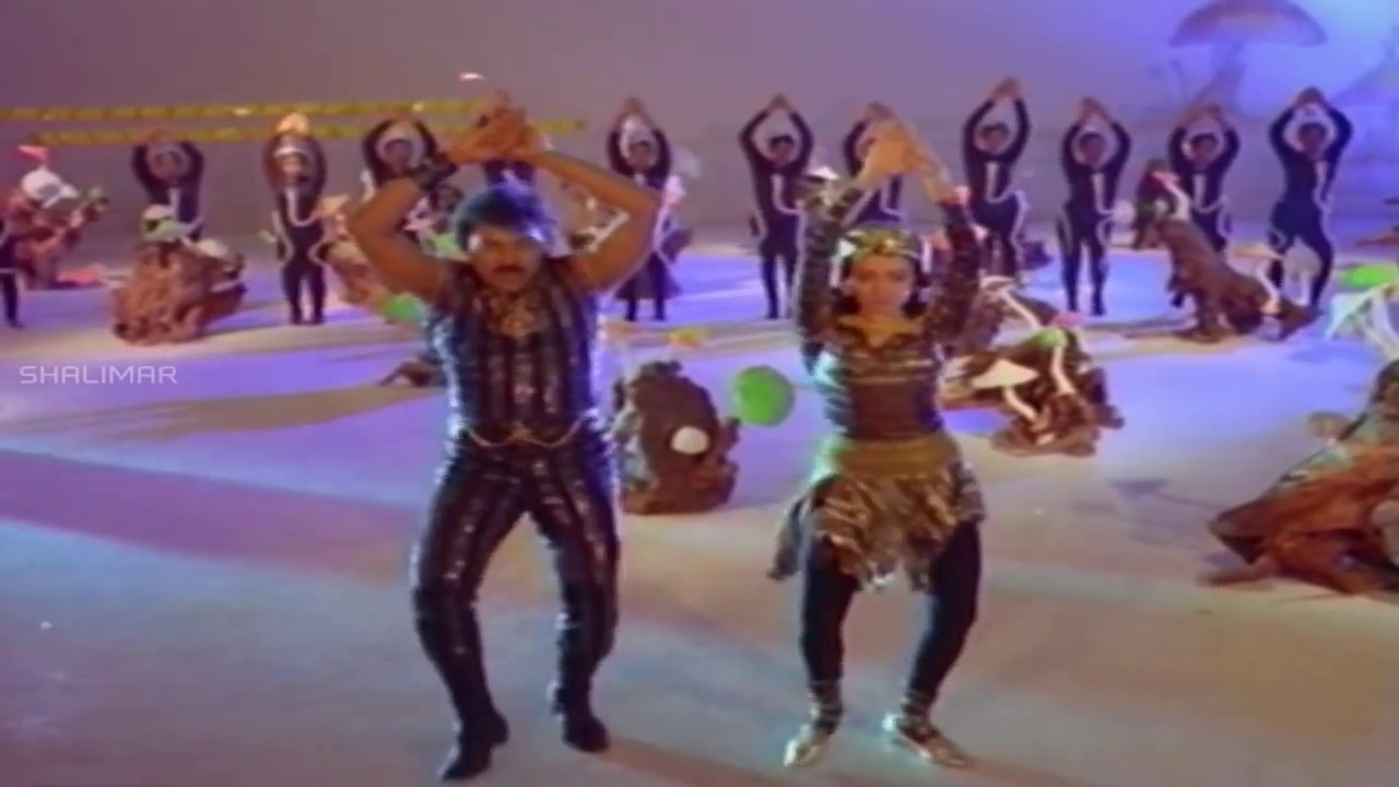 Raja Vikramarka Movie || Nagini Ooo Video Song || Chiranjeevi, Amala