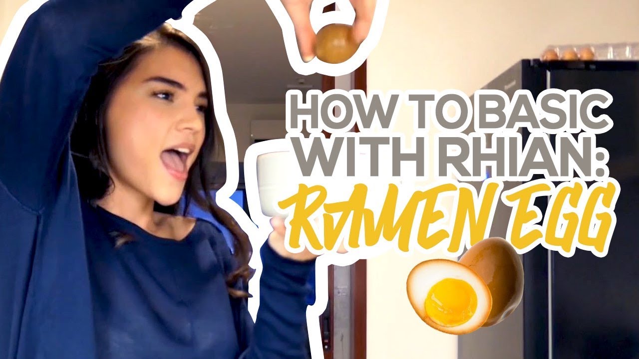 Ramen Eggs for Days! | How to Basic with Rhian Ramos