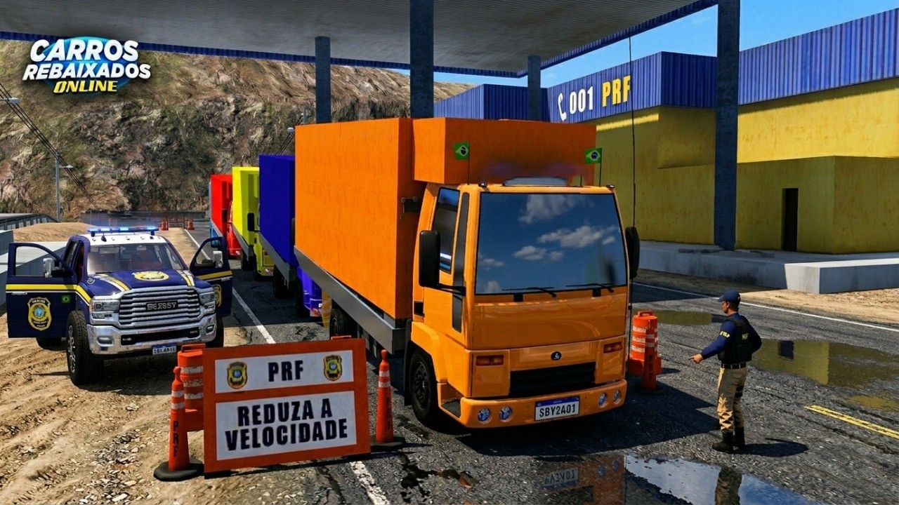 CARROS REBAIXADOS ONLINE | FOMOS PARADOS NA PRF NO COMBOIO DE CAMINHÃO