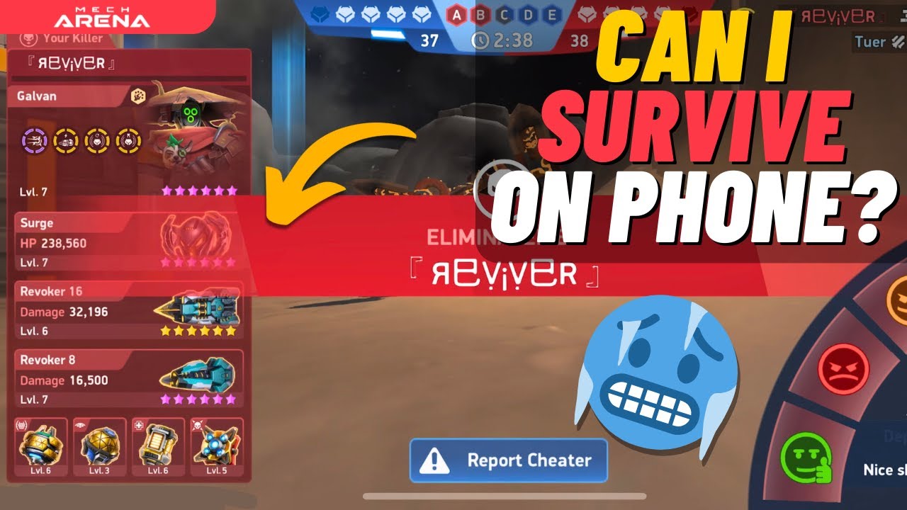 I Played an End Game Custom on my PHONE | Mech Arena | CPC Customs