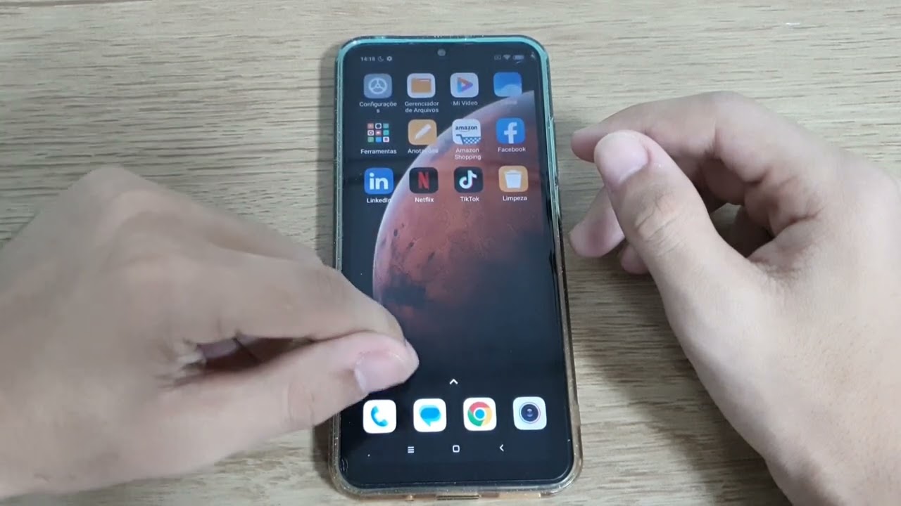 Como colocar a sua calculadora na tela inicial do seu Redmi 9C