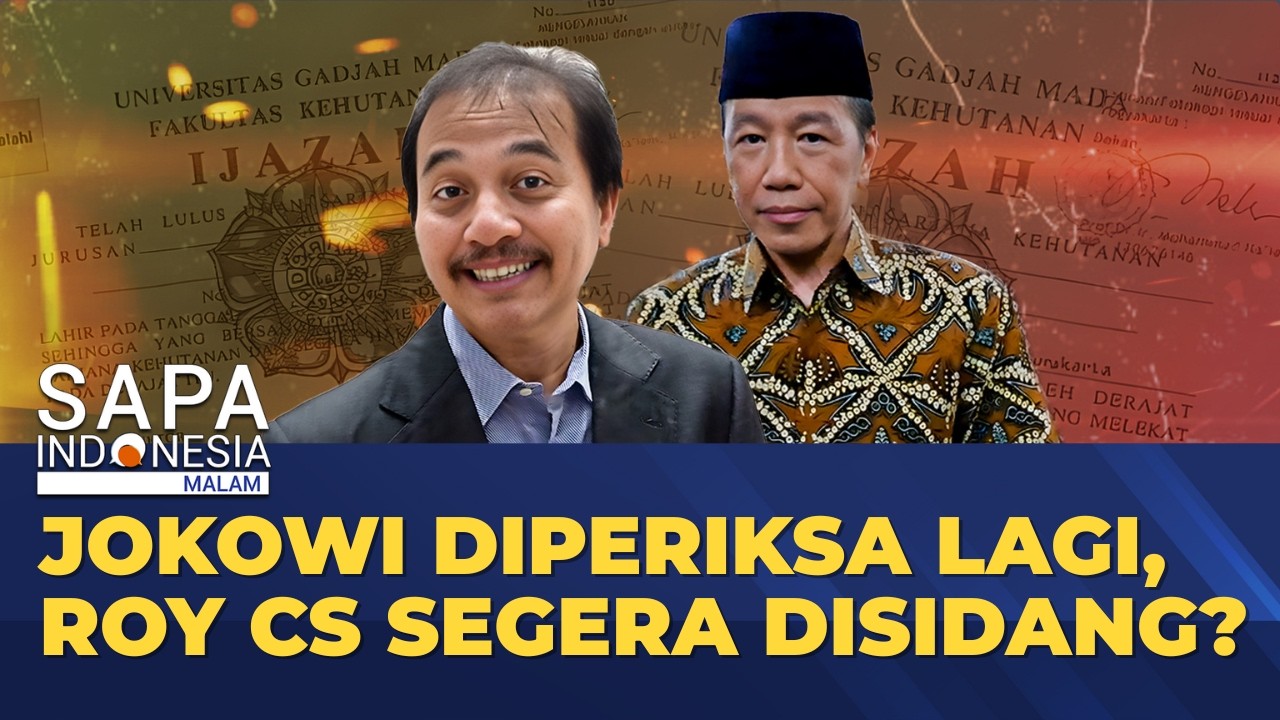 Polda Metro Kembali Periksa Jokowi Kasus Ijazah, Roy Suryo Cs Segera Disidang? | SAPA MALAM