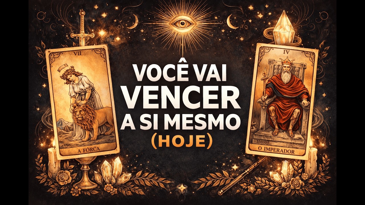 TAROT DE HOJE: CONTROLE, CORAGEM, DISCIPLINA