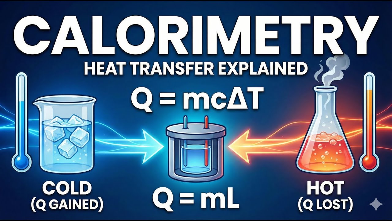 Calorimetry | Class 11/12 Physics, JEE/NEET/ Physics | Explained: Specific Heat, Latent Heat