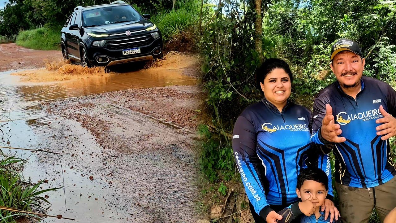 Muita CHUVA vamos para a ROÇA muitos ANIMAIS, Ela teve que entrar na lama!