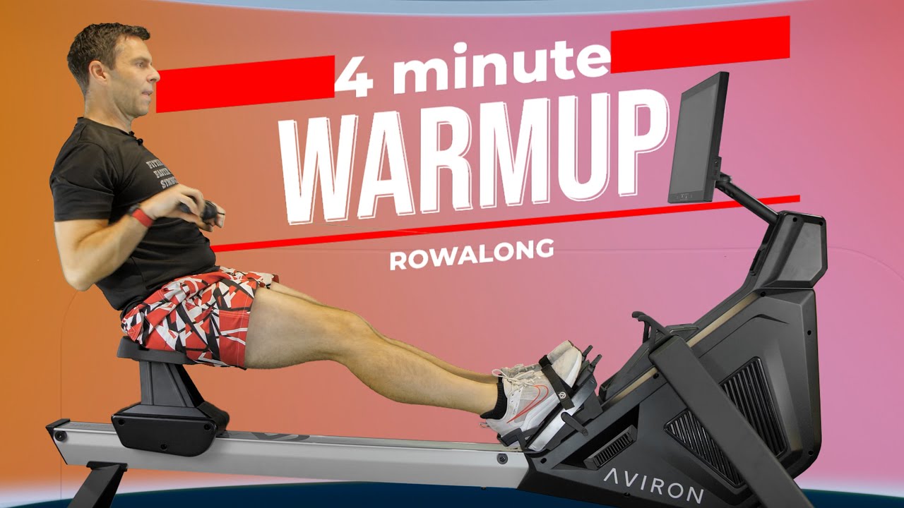 4 Minute Rowing Warmup - Works on Any Rowing Machine | RowAlong