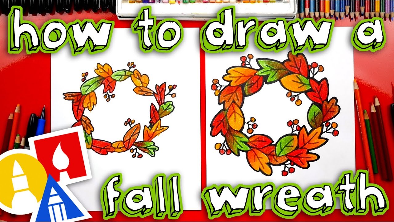 How To Draw A Fall Wreath