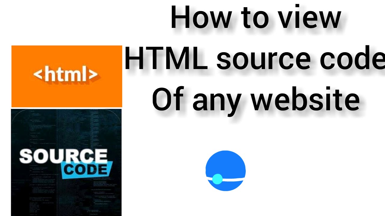 HOW TO VIEW THE HTML SOURCE CODE OF ANY WEBSITE!!