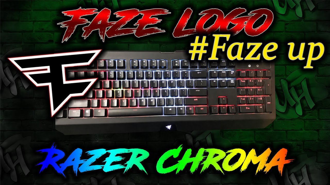 Faze Logo on Razer Chroma Keyboard | Synapse 3