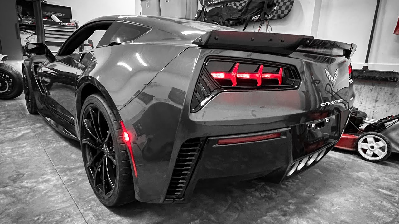 HOW TO INSTALL CORVETTE C7 AVENTADOR TAIL LIGHTS