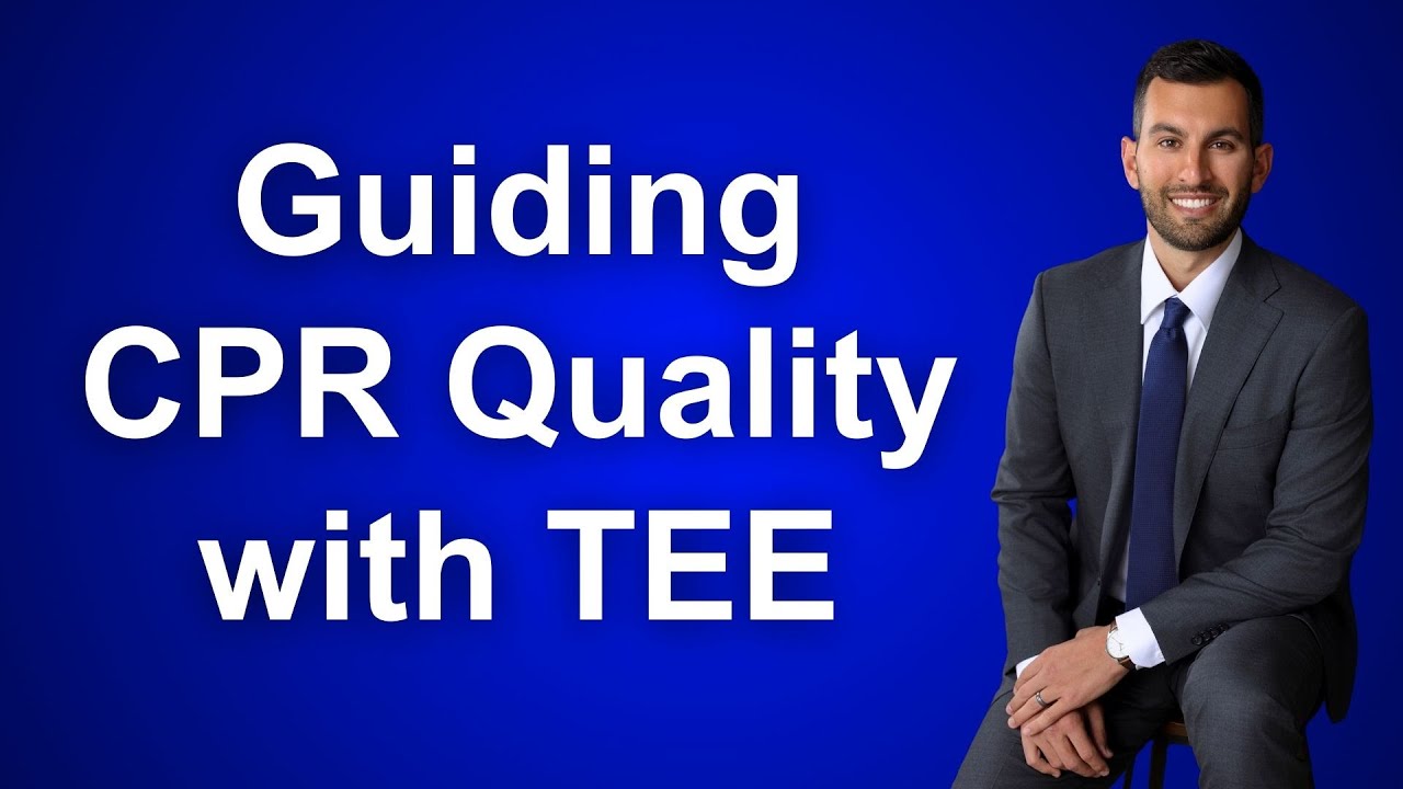 Guiding CPR Quality During Cardiac Arrest with TEE