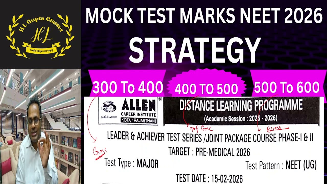 ALLEN LEADER TEST SERIES REVIEW AND ALL ABOUT NEET MOCK TEST MARKS AND BEST STRATEGY, ANALYSIS