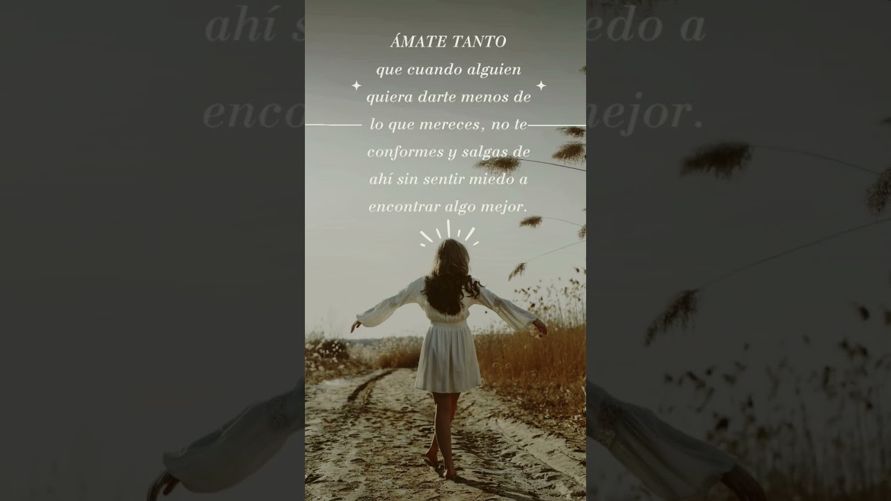 Amate sin miedos #miviajedeamorpropio #amor #frases #reto10k