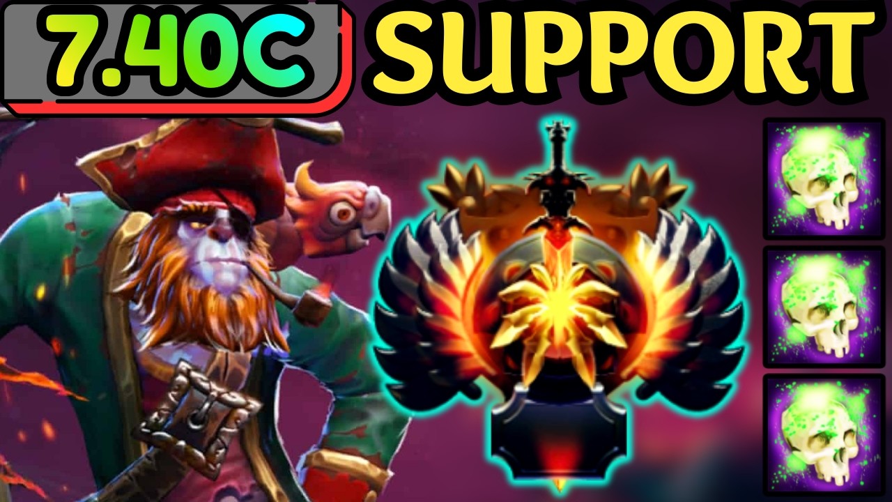 🔥 Broken WITCH DOCTOR Support — MALEDICT Is Insane 🔥 Dota 2