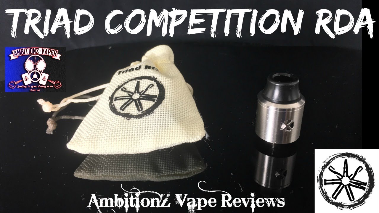 Asmodus Triad Competition RDA Review | 24mm Triple Coil RDA