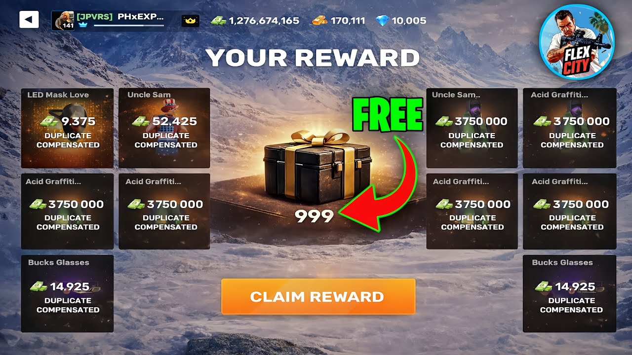 FLEX CITY FREE Crate Opening 😱 Get Unlimited Bucks