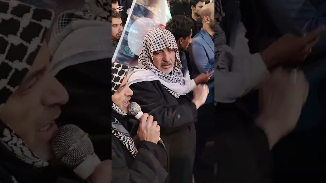 خروج اهالي البطحاء عنده سماعهم خبر استشهاد الامام الخامنئي بل اهازيز كبيرهم وصغيرهم ومواسات الامام 😓