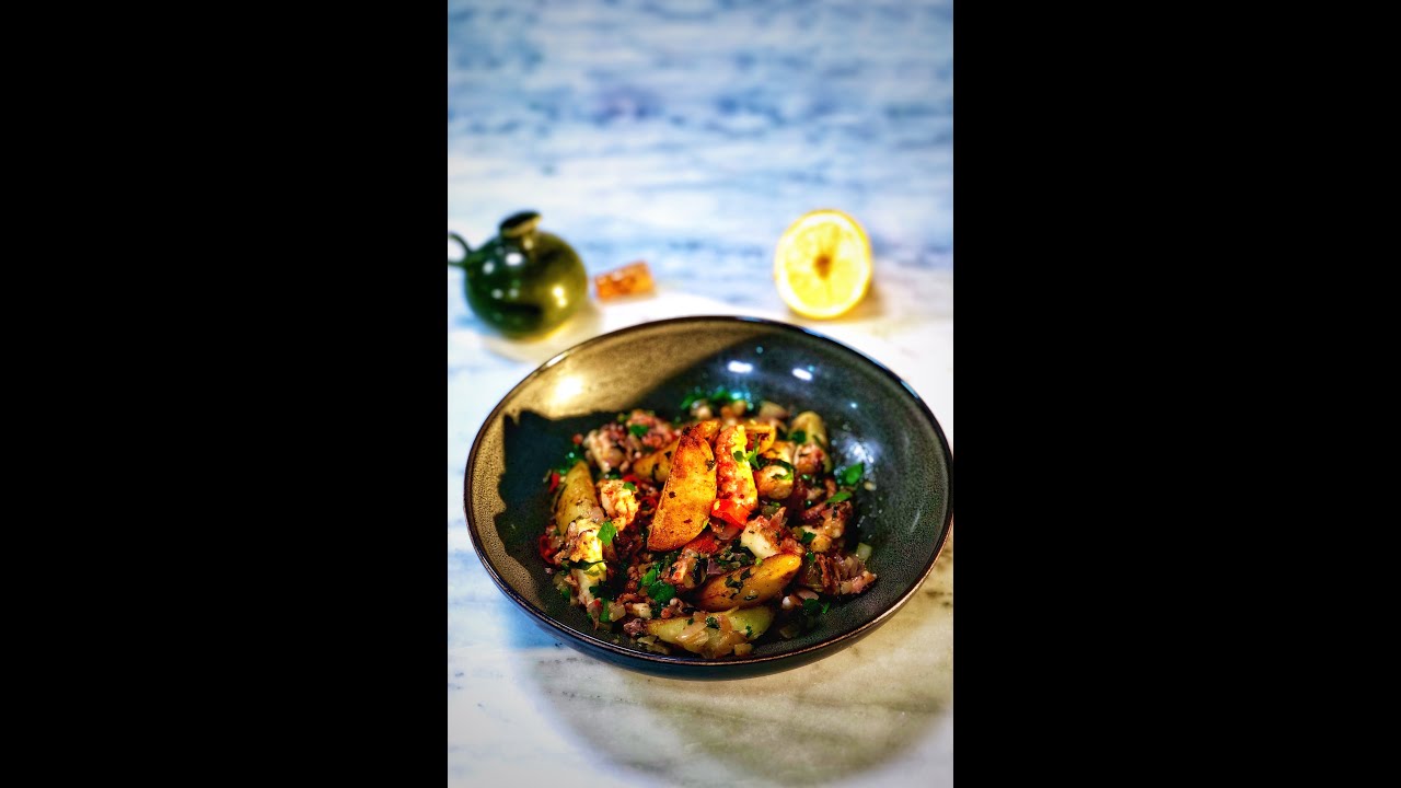 Salade de poulpe et pomme de terre