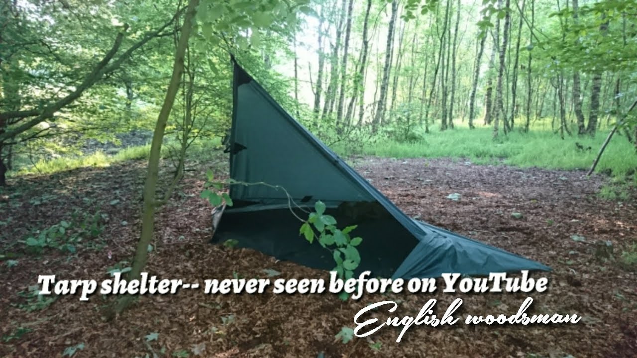 NEW!!!!! tarp shelter setup using a 3X3 DD hammocks tarp