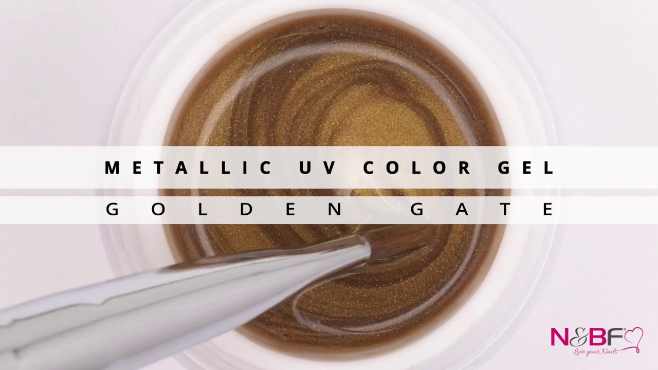N&BF Metallic UV Color Gel Golden Gate