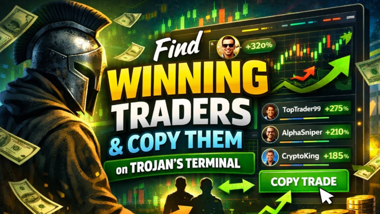 Find Winning Traders & Copy Them on Trojan's Terminal