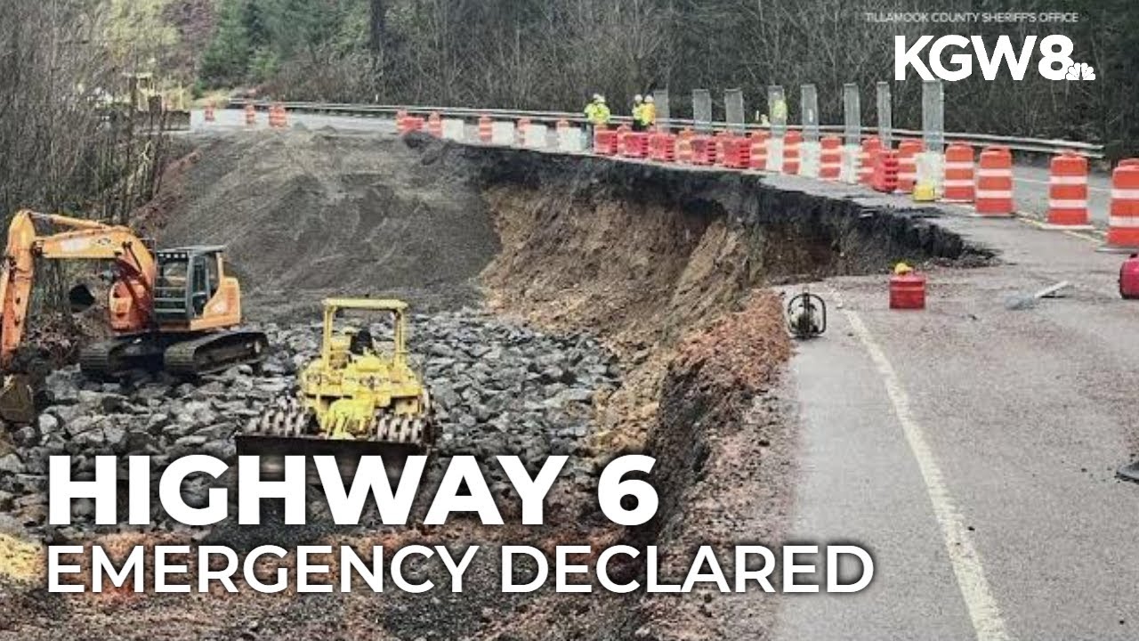 State of emergency declared for Highway 6 after landslide damage