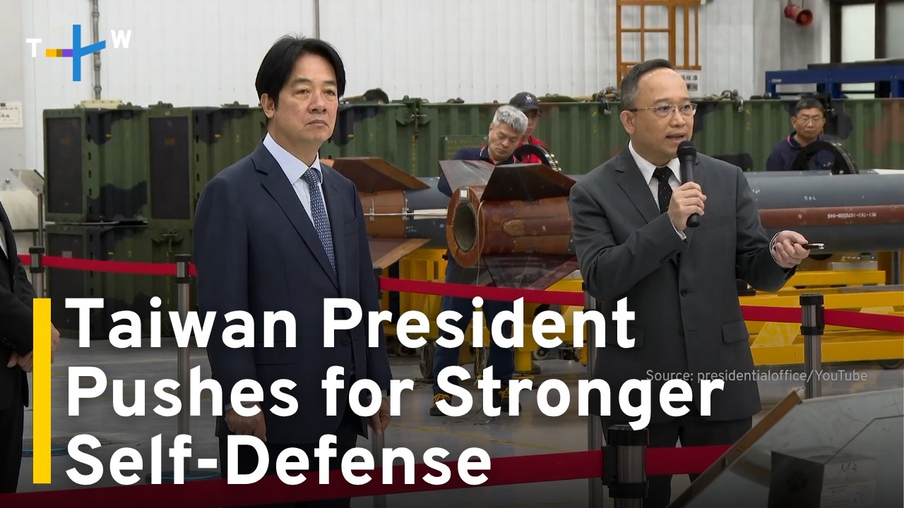 President Lai Highlights Military Innovation During NCSIST Visit｜TaiwanPlus News