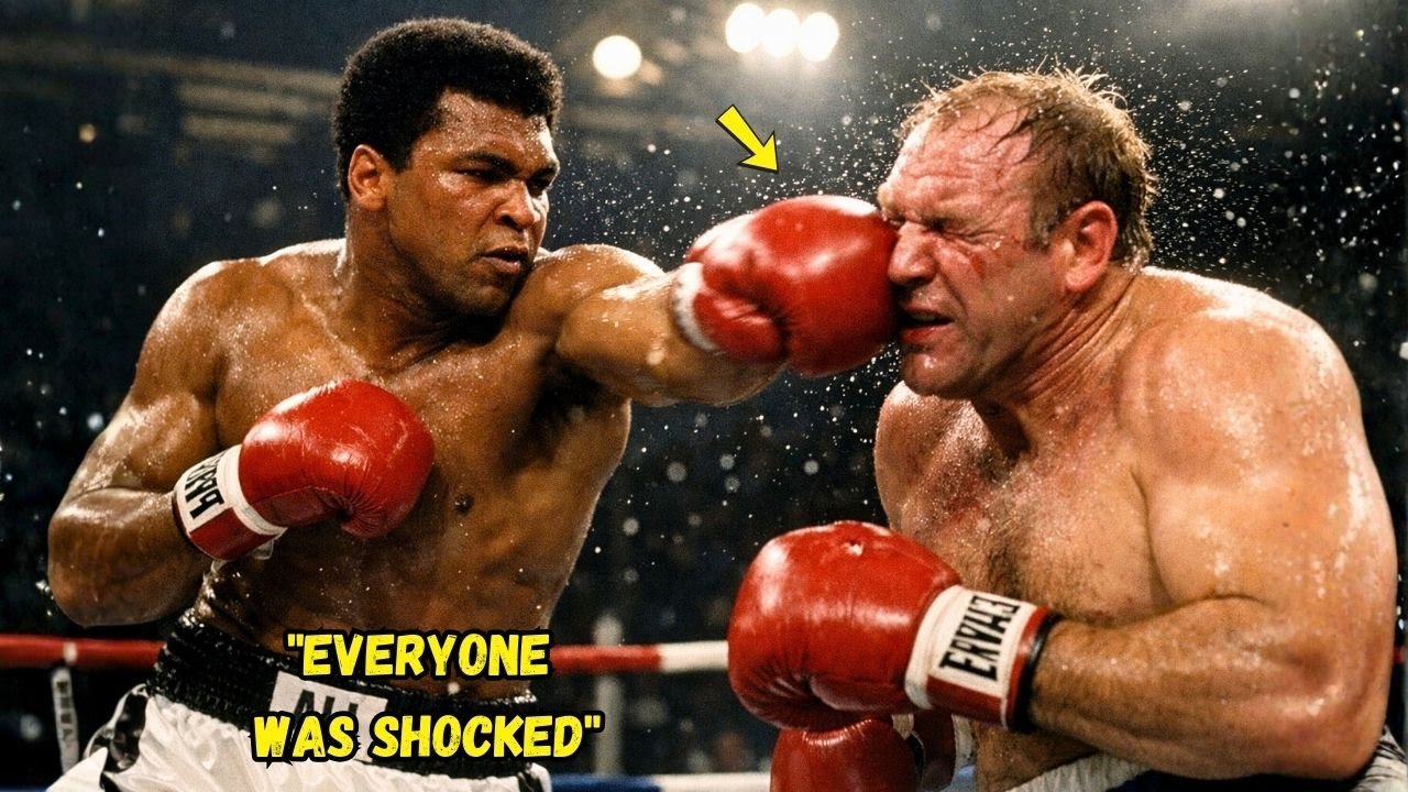 THE NIGHT MUHAMMAD ALI BOXED THE REAL ROCKY BALBOA — WHAT HAPPENED SHOCKED EVERYONE...
