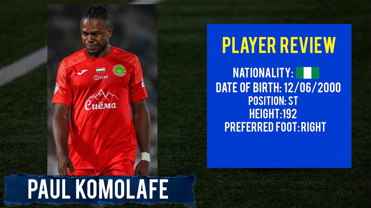 ● PAUL KOMOLAFE | ST | 2025 ●