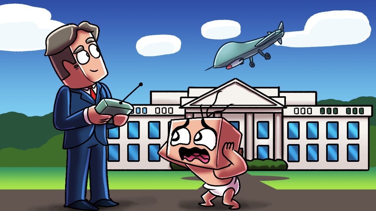 Minecraft | Baby Sitter - PSYCHO PRESIDENT STARTS A WAR! (White House Tour)