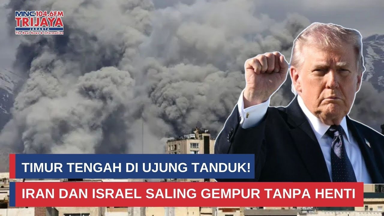 Rudal Berjatuhan Siang-Malam! Konflik Iran–Israel Makin Tak Terkendali I Trijaya Update
