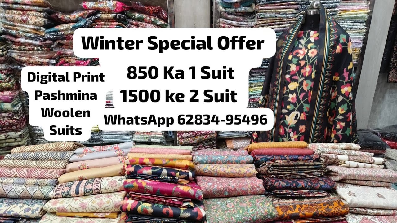 गरम सूट पे भारी छूट ₹ 1500 ke 2 पश्मीना सूट, #Pashmina #Suits #order fast #6283495496 #7814357909