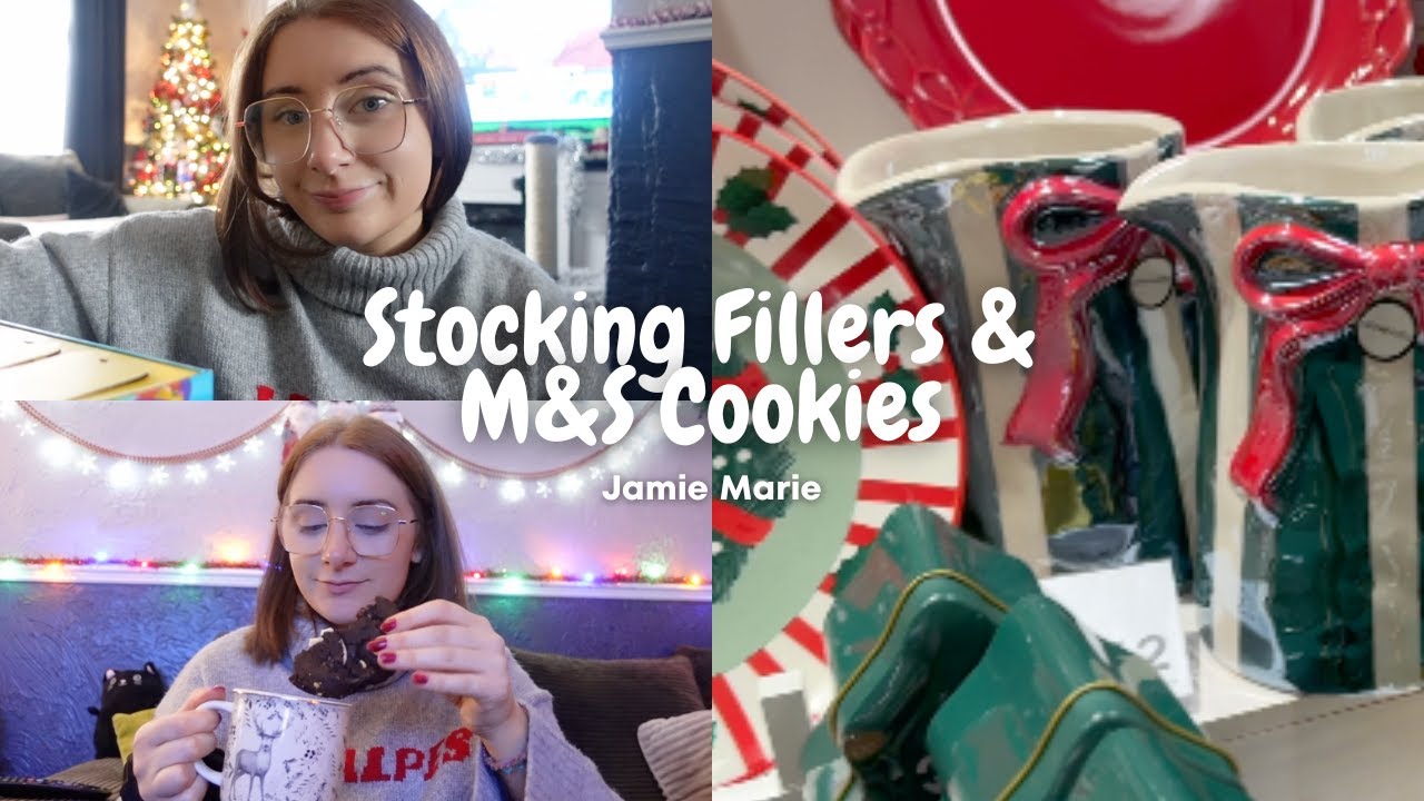 Подарки для рождественских чулок и печенье от M&S | Vlogmas, день 12