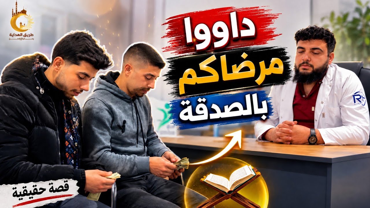 داووا مرضاكم بالصدقة #طريق_الهداية 