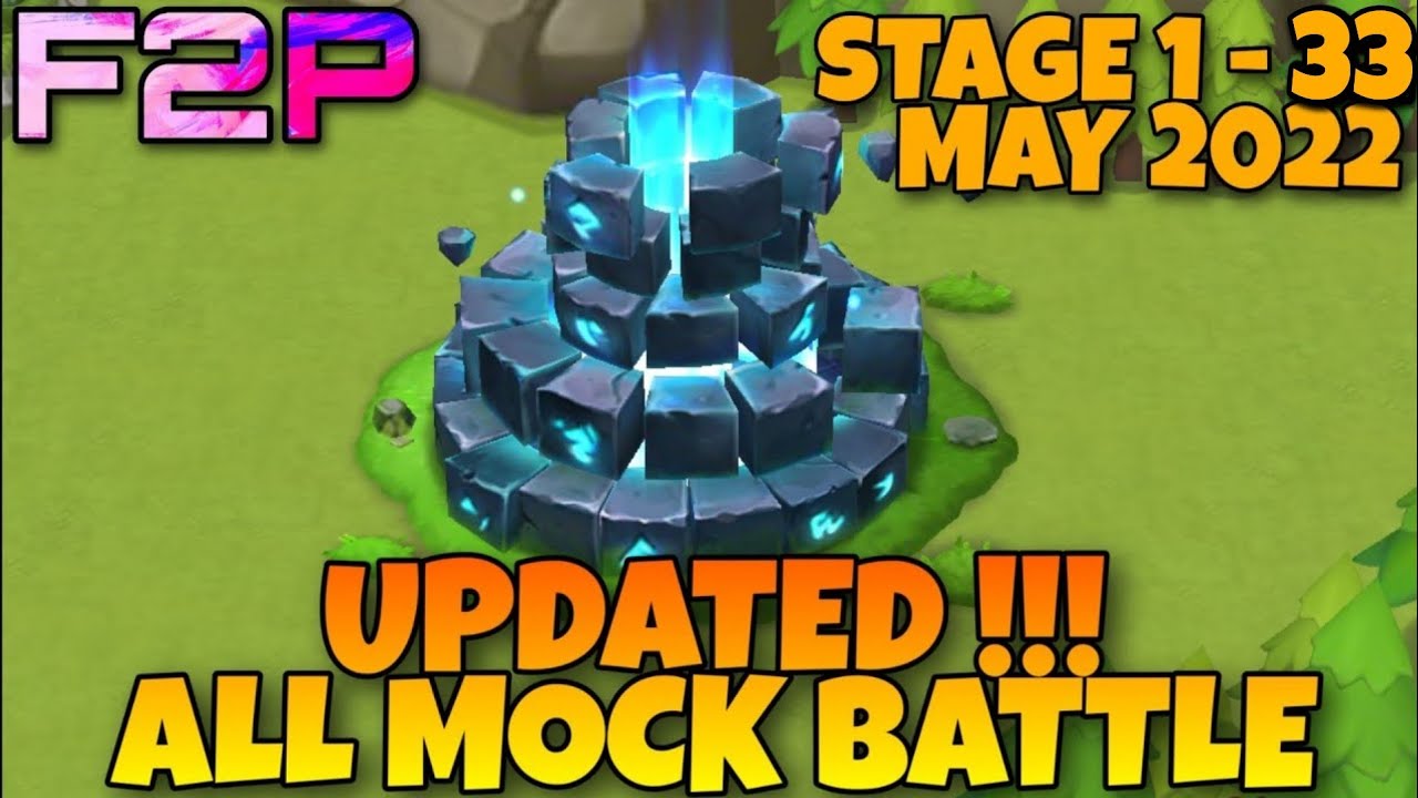 UPDATED ALL MOCK BATTLE STAGE 1 - 32 ‼️ MAY 2022 SUMMONERS WAR