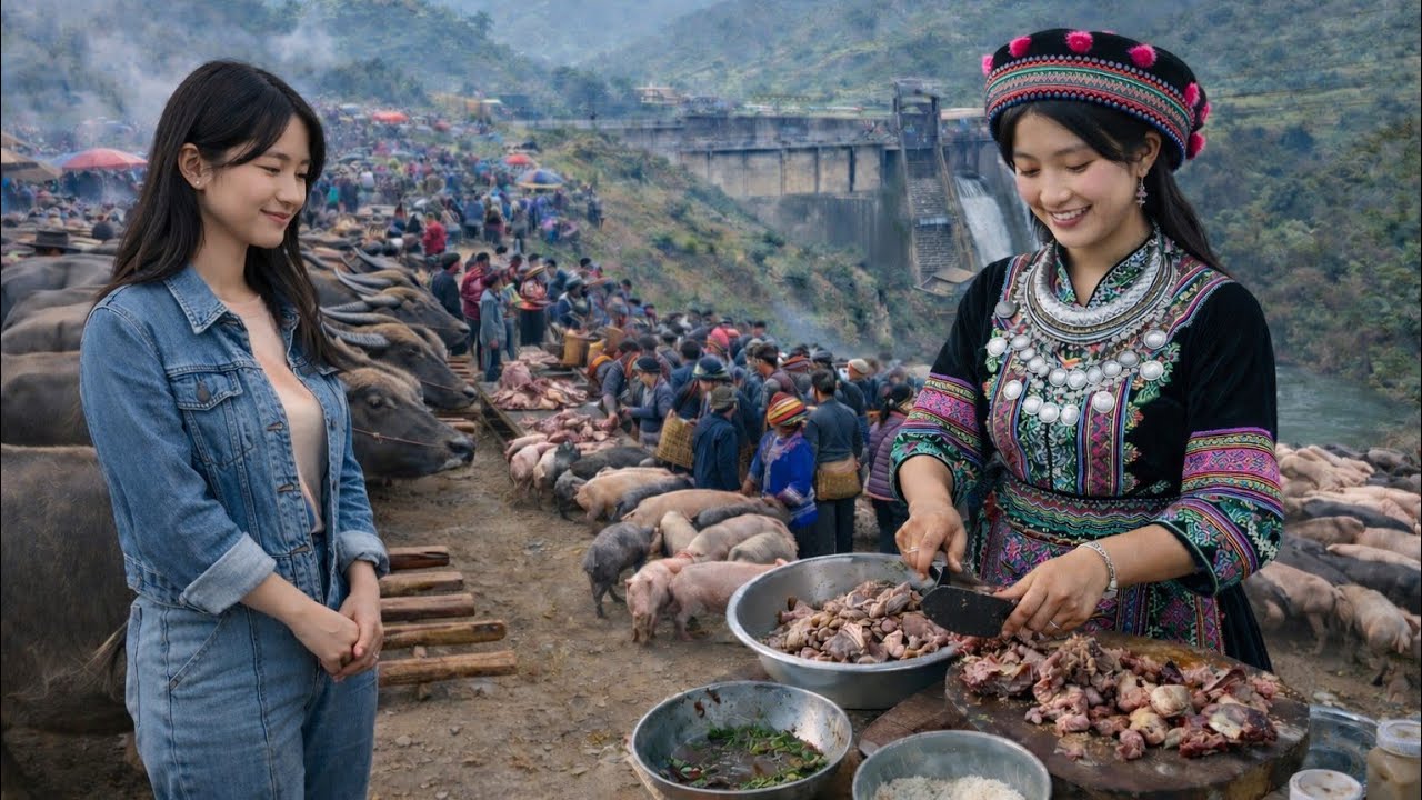 Exploring Coc Ly Highland Market, Vietnam | Unique Local Culture Few People Know