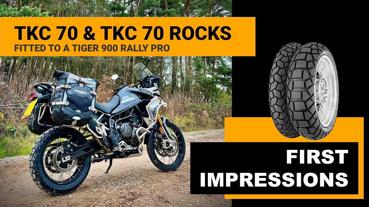 Tyre Review - Continental TKC70 Rocks on Tiger 900 Rally Pro
