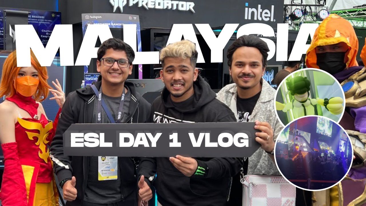V-24 | MALAYSIA FOR ESL ONE! - DAY 1 VLOG | ft MortaL, Thug | Life Uncut