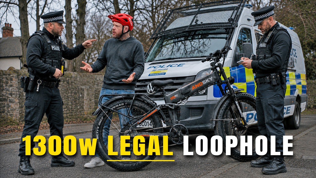 This 1300 WATT E-Bike is 100% LEGAL (WITH A THROTTLE!)