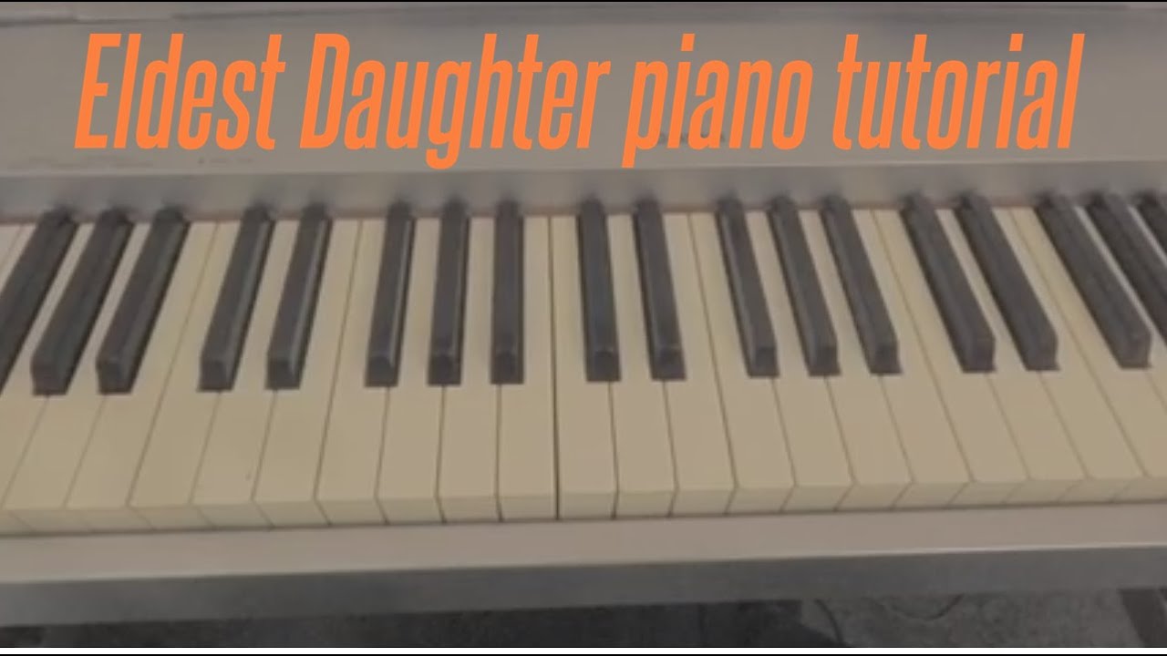 How to Play: Eldest Daughter - Taylor Swift (piano tutorial)