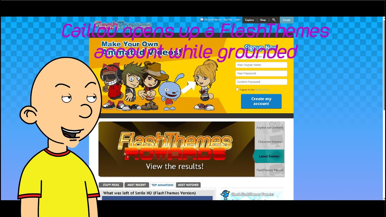 Кайю открывает аккаунт FlashThemes, находясь на земле