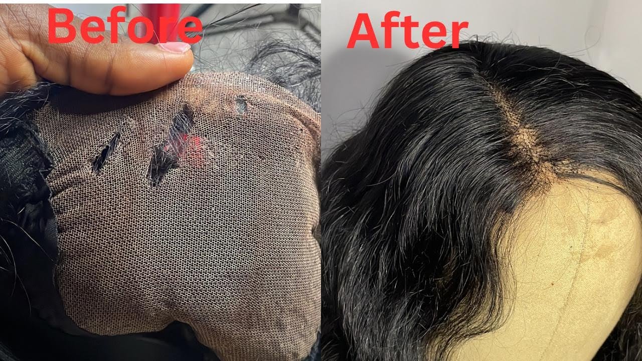 FAST AND EASY: HOW TO FIX A TORN LACE CLOSURE OR FRONTAL