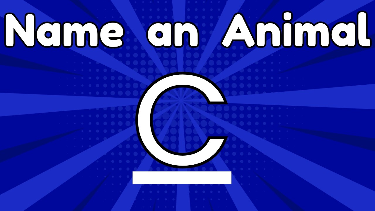 Name Animals By First Letter | 40 Question Speed Quiz | Battle Quizzes